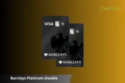 Barclays Platinum Double Karten in Schwarz mit Visa-Logo, Chip und kontaktloser Bezahlfunktion. Möchten Sie, dass ich auch eine kurze SEO-optimierte Meta-Beschreibung in Deutsch mit dem Keyword Barclays Platinum Double verfasse?